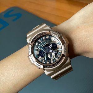 G-Shock men’s gold, digital analog watch